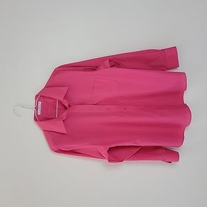FOXCROFT Pink Wrinkle Free Size 14